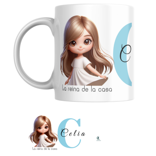 Taza NIÑO/A con inicial