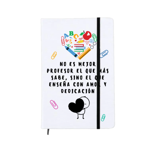 Libreta PROFE "AMOR Y DEDICACIÓN"