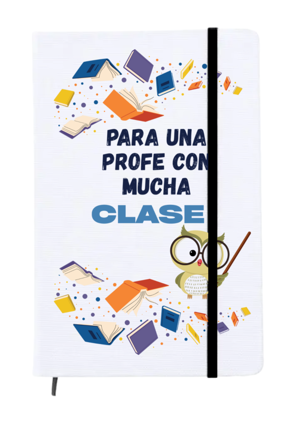 Pack taza + libreta PROFE "MUCHA CLASE"