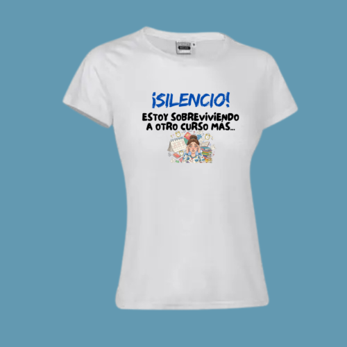 Camiseta PROFE "¡SILENCIO!"
