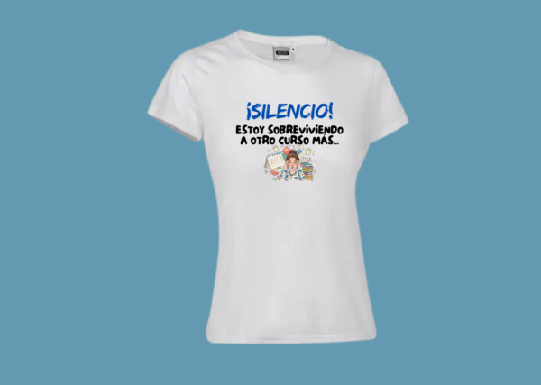 Camiseta PROFE "¡SILENCIO!"