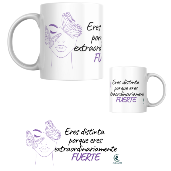 Taza FIBROMIALGIA "FUERTE" (mujer)