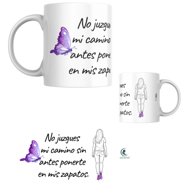 Taza FIBROMIALGIA "ZAPATOS" (mujer)