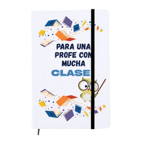 Libreta PROFE "MUCHA CLASE"