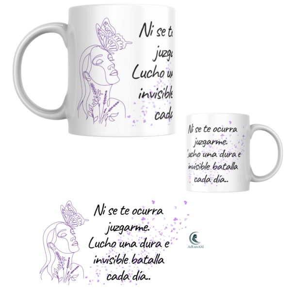 Taza FIBROMIALGIA "LUCHA INVISIBLE"