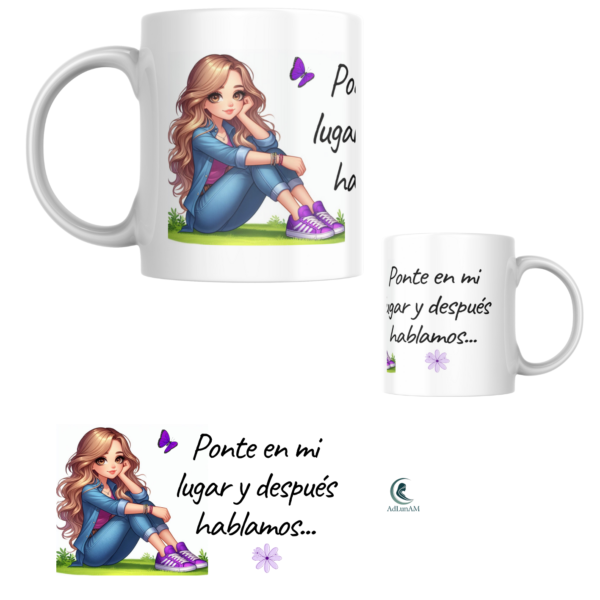 Taza FIBROMIALGIA "PONTE EN MI LUGAR"