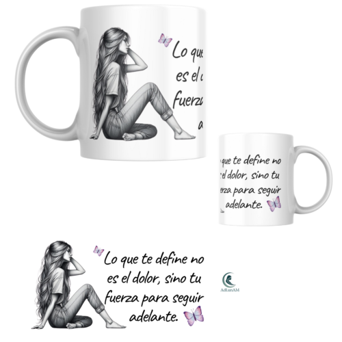 Taza FIBROMIALGIA "SEGUIR ADELANTE"