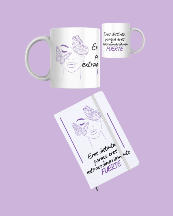 Pack taza + libreta FIBROMIALGIA