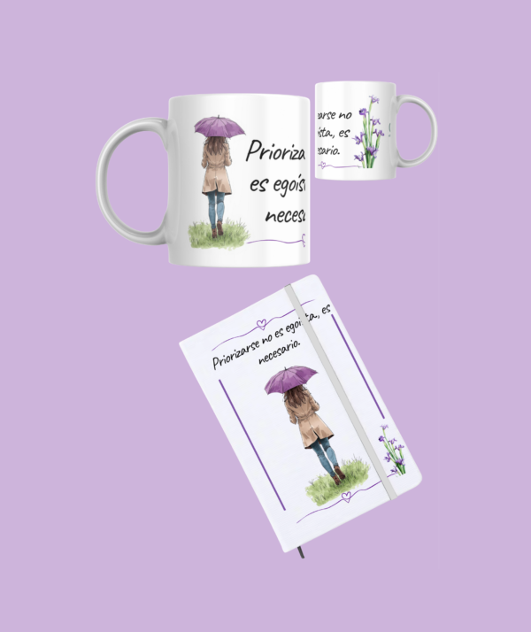 Pack taza + libreta FIBROMIALGIA