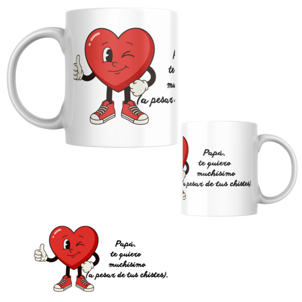 TAZA PAPÁ "CHISTES"