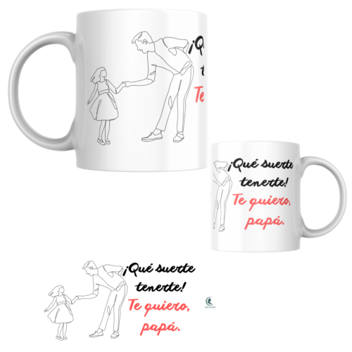 TAZA PAPÁ "SUERTE"