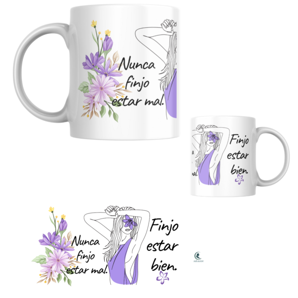 Taza FIBROMIALGIA "NUNCA FINJO"