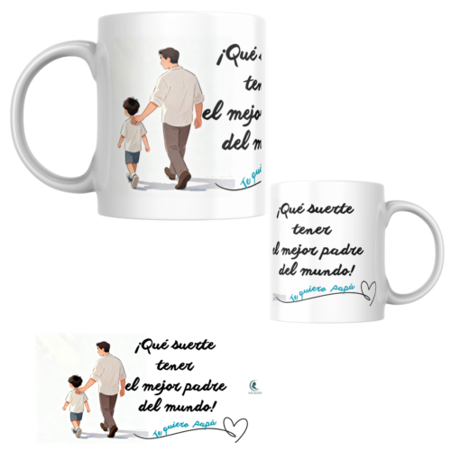 TAZA PAPÁ "EL MEJOR"