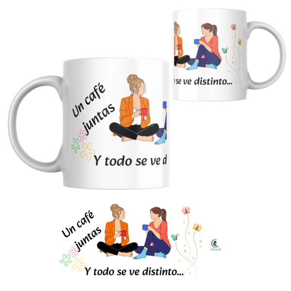 Taza AMISTAD "UN CAFÉ JUNTAS"