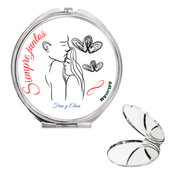 Espejo AMOR "SIEMPRE JUNTOS"