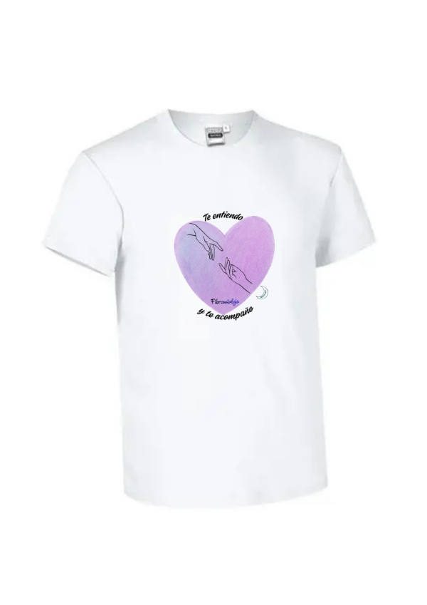 Camiseta APOYO FIBROMIALGIA "Corazón" (H/M)