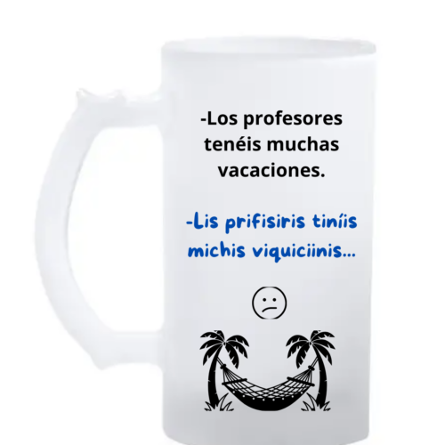 Jarra PROFE "VACACIONES"