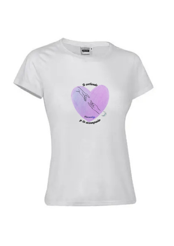 Camiseta APOYO FIBROMIALGIA "Corazón" (H/M)