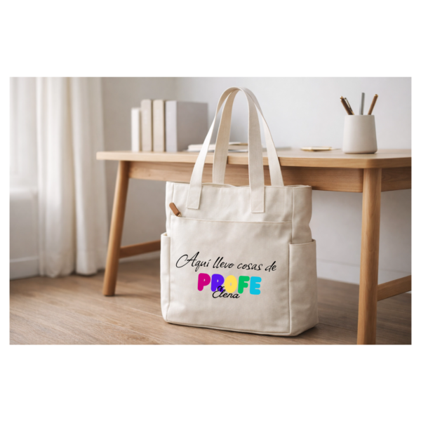 Bolso "COSAS DE PROFE" (Nombre)