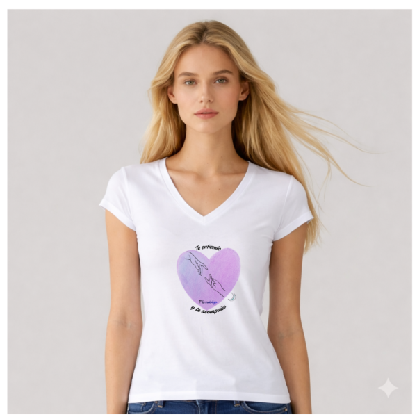 Camiseta APOYO FIBROMIALGIA "Corazón" (H/M)