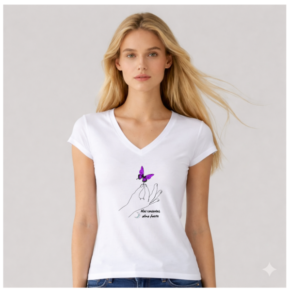Camiseta FIBROMIALGIA "ALAS CANSADAS"