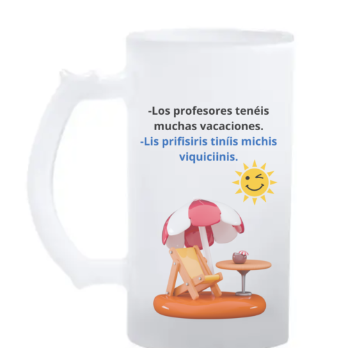 Jarra PROFE "VACACIONES"