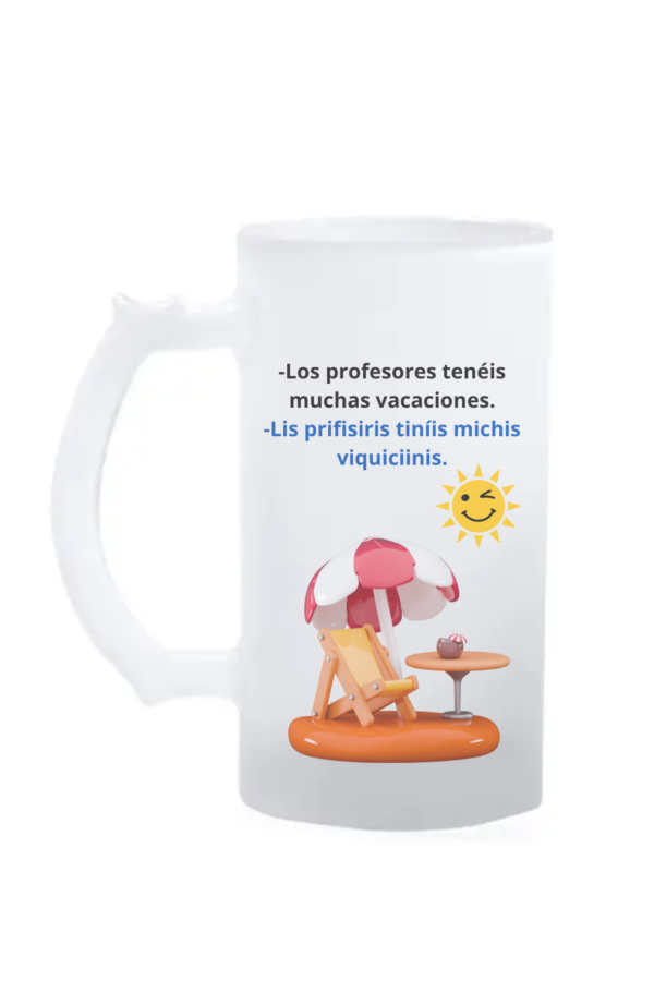 Jarra PROFE "VACACIONES"