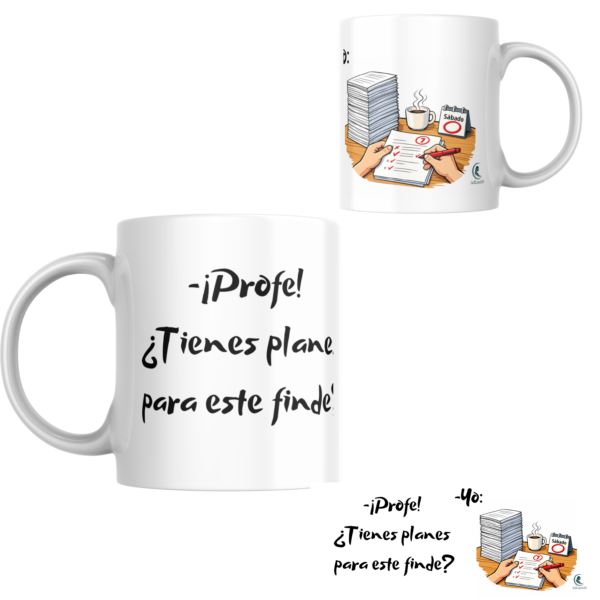 Taza PROFE "EXÁMENES"