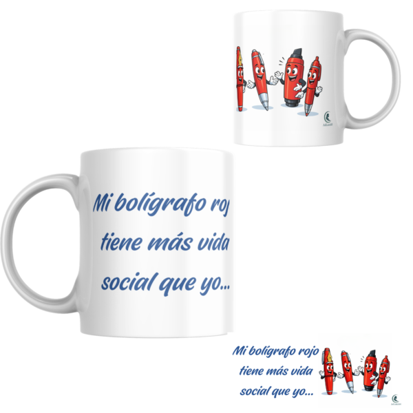 Taza PROFE "BOLI ROJO"