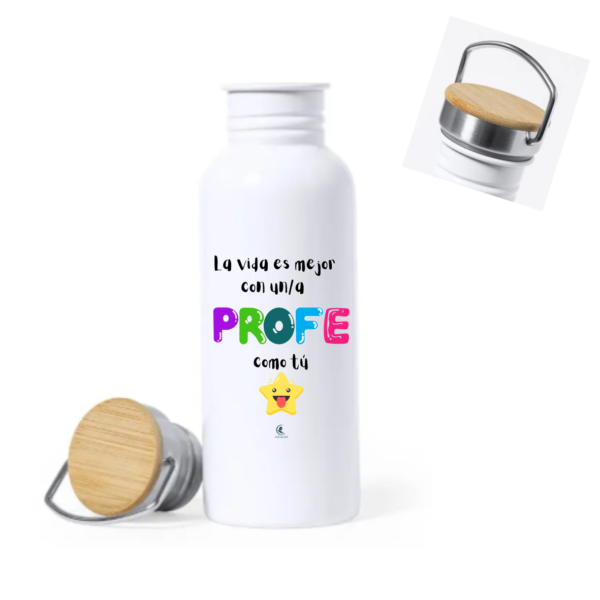 Botella PROFE "UN/A PROFE COMO TÚ"