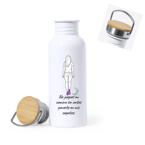 Botella FIBROMIALGIA "ZAPATOS" (mujer)