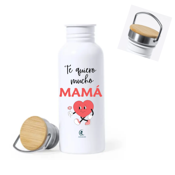 Botella MAMÁ "CORAZÓN"