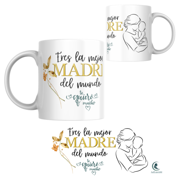 Taza MAMÁ "LA MEJOR MADRE"