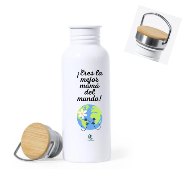 Botella MAMÁ "LA MEJOR DEL MUNDO"