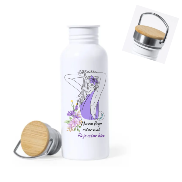 Botella FIBROMIALGIA "NUNCA FINJO"