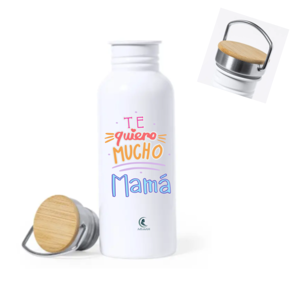 Botella MAMÁ "TE QUIERO MUCHO"