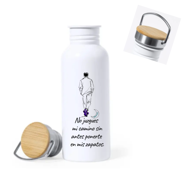 Botella FIBROMIALGIA "ZAPATOS" (hombre)