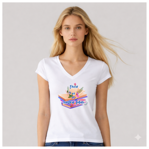 Camiseta PROFE "EDUCAR ES SEMBRAR FUTURO"