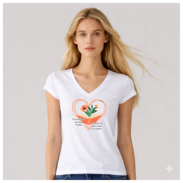 Camiseta PROFE "LA ENSEÑANZA QUE DEJA HUELLA"