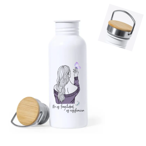 Botella FIBROMIALGIA "NO ES FRAGILIDAD"