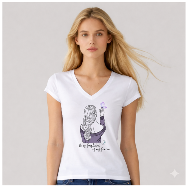 Camiseta FIBROMIALGIA "NO ES FRAGILIDAD"