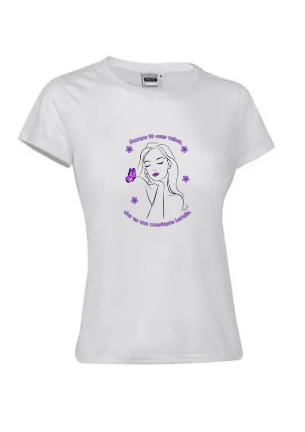 Camiseta FIBROMIALGIA "AUNQUE TÚ VEAS CLAMA"