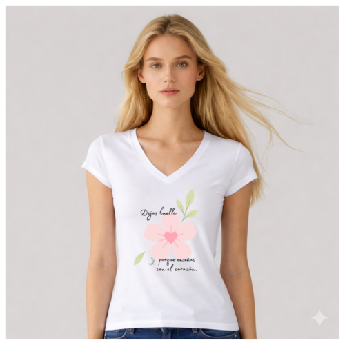 Camiseta PROFE "DEJAS HUELLA"