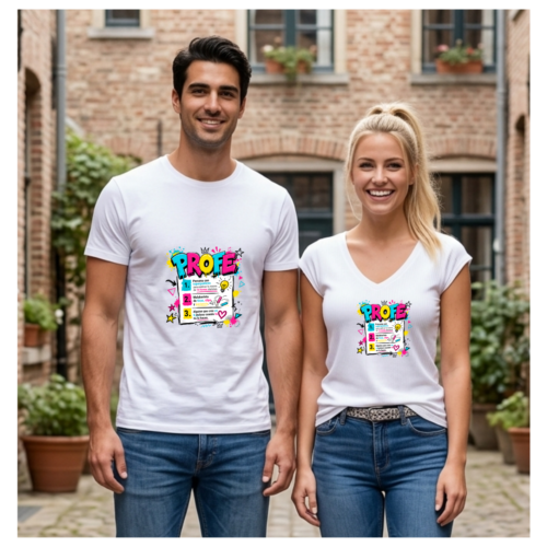 Camiseta PROFE "1-2-3"
