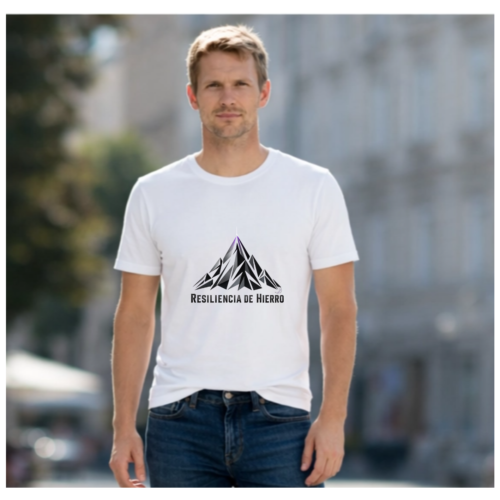 Camiseta FIBROMIALGIA "RESILIENCIA DE HIERRO" (Hombre)