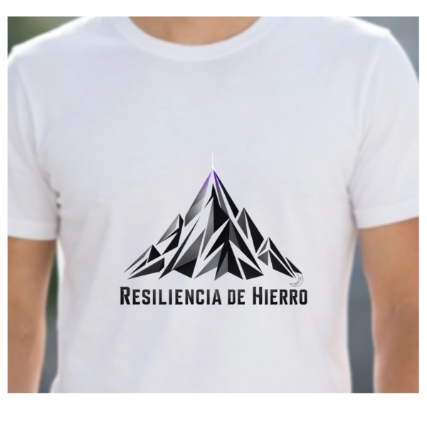 Camiseta FIBROMIALGIA "RESILIENCIA DE HIERRO" (Hombre)
