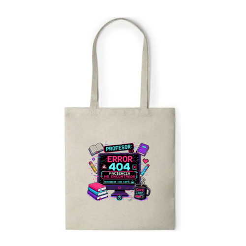 Bolsa PROFE "ERROR 404"
