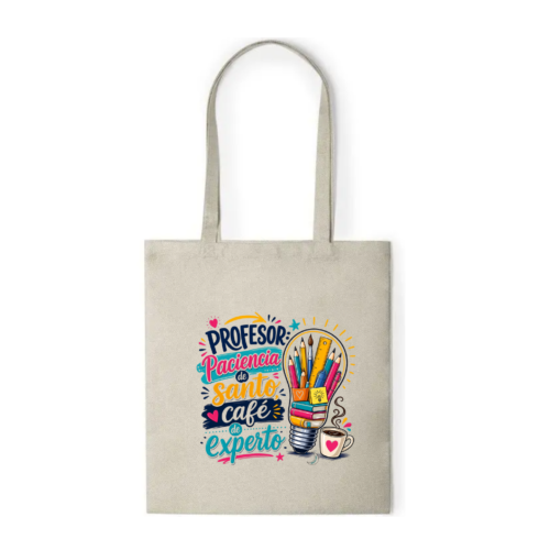 Bolsa PROFE "PACIENCIA & CAFÉ"