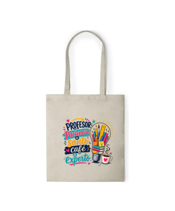 Bolsa PROFE "PACIENCIA & CAFÉ"