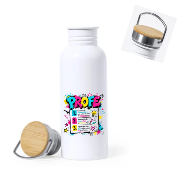 Botella PROFE "1-2-3"